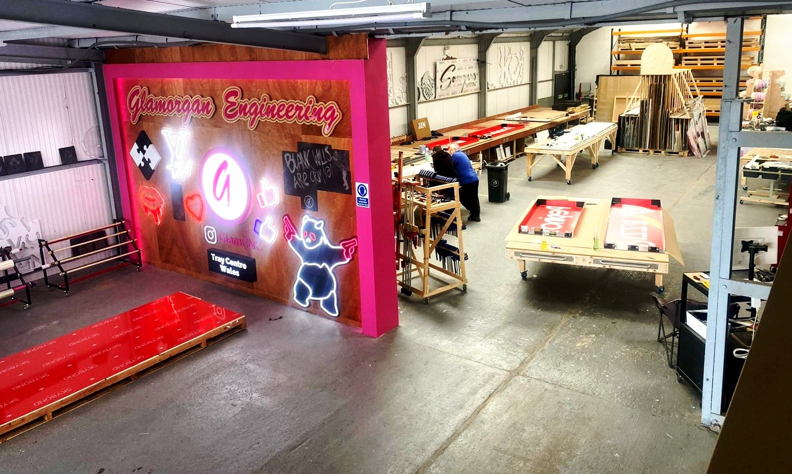 Glamorgan Signs workshop, Neath Abbey